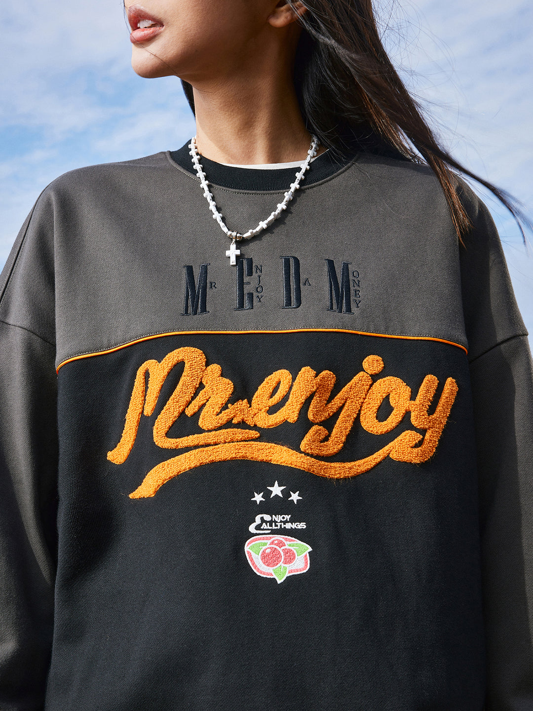 MEDM Collision Color Logo Sweatshirt