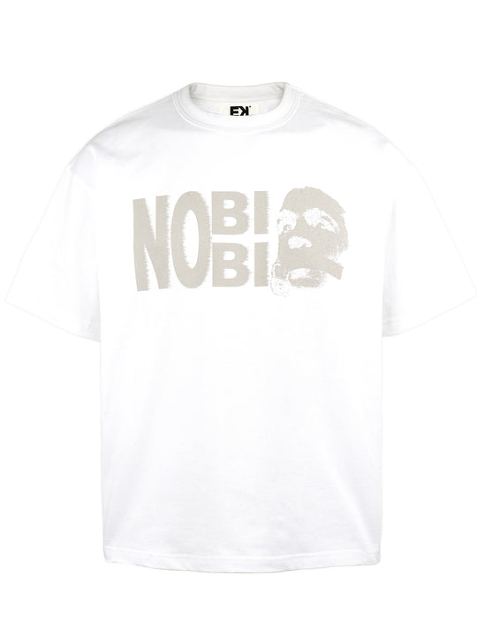 EVILKNIGHT(EK) Tagline Vintage Portrait Printed Tee