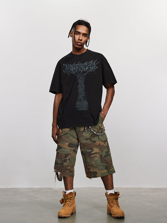 ANTIDOTE Venom Font Printed Tee