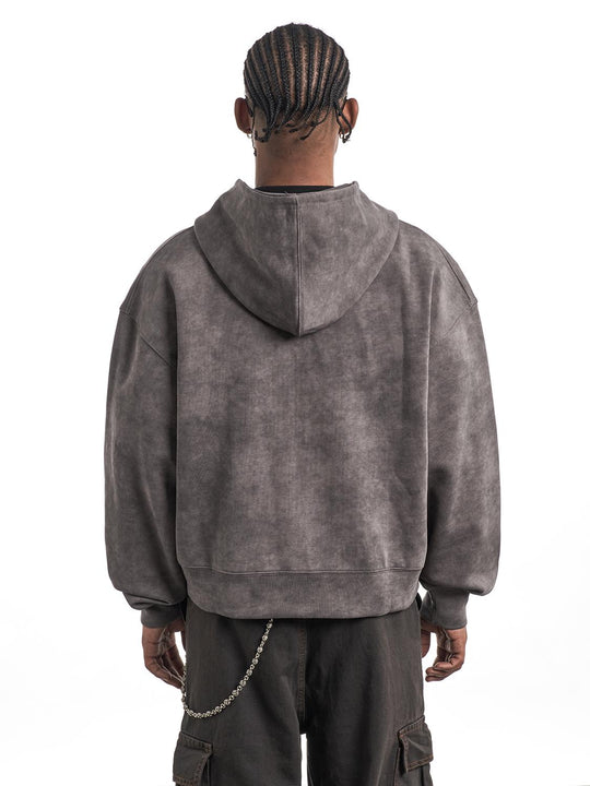 F3F Select Wasteland Distressed Zip Up Hoodie | Face 3 Face