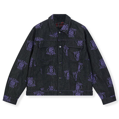 DICETINY x S45 Full Embroidery Denim Jacket | Face 3 Face