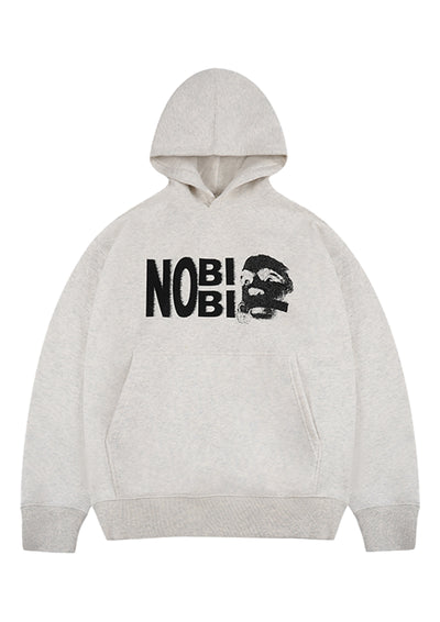 EVILKNIGHT(EK) NOBIBI Slogan Printing Hoodie | Face 3 Face