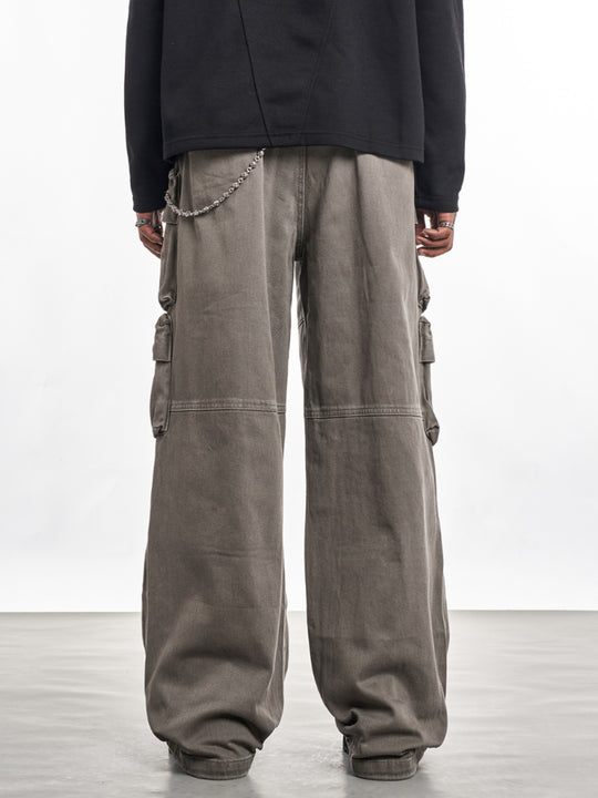 F3F Select Multi 3D Pockets Drawstring Utility Cargo Pants | Face 3 Face