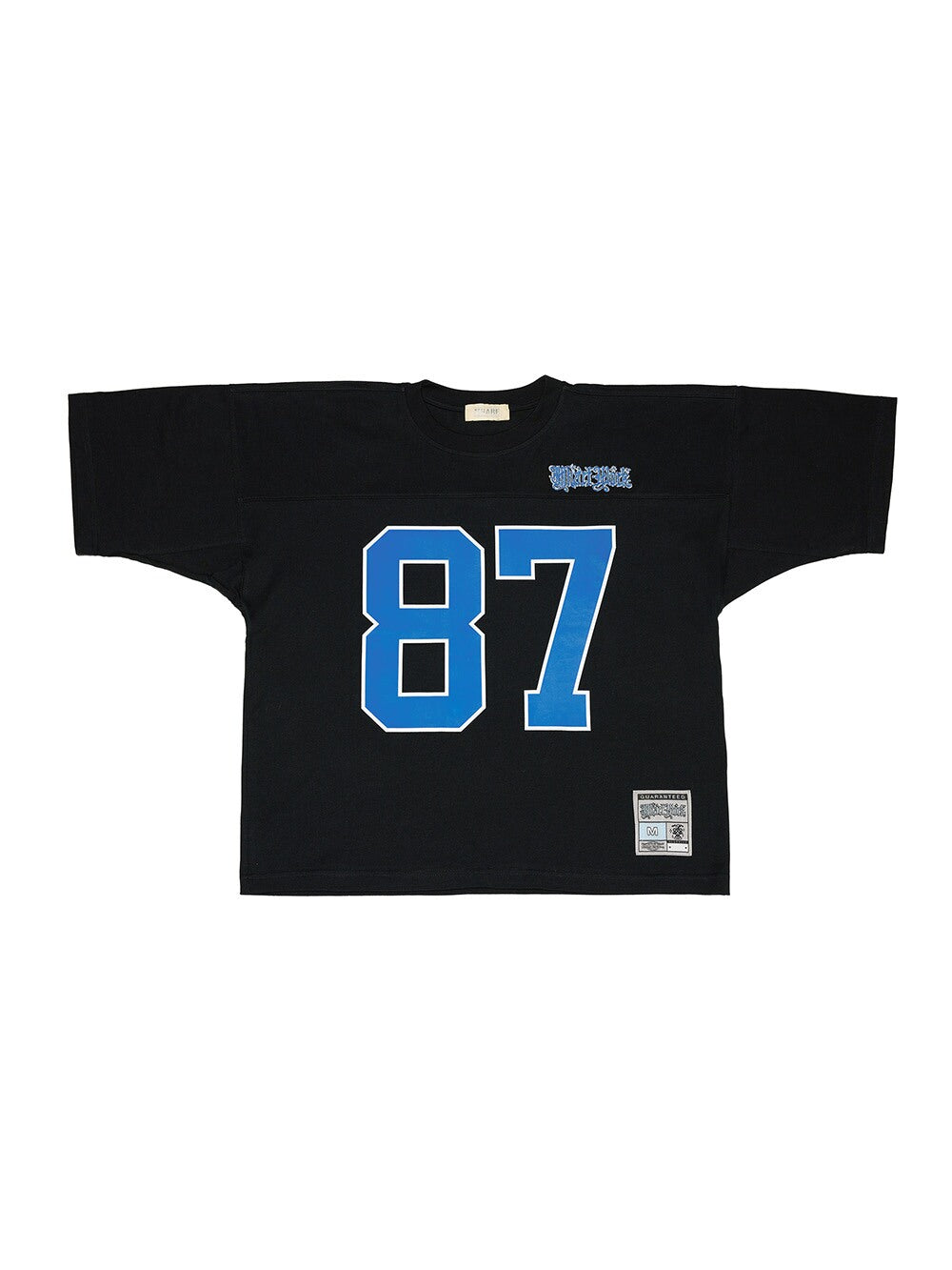 MHARF Black 87 Blue Printed Uniform Football Jersey | Face 3 Face