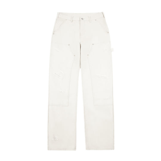 S45 Hole Washed Double Knee Work Pants | Face 3 Face