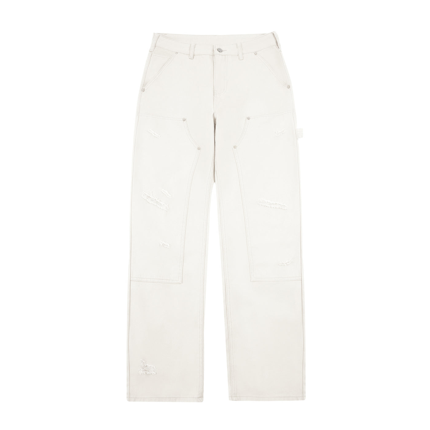 S45 Hole Washed Double Knee Work Pants | Face 3 Face