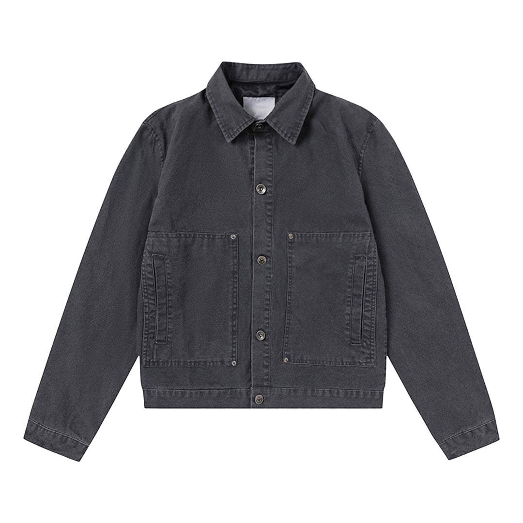 F3F Select Washed Work Denim Short Jacket | Face 3 Face