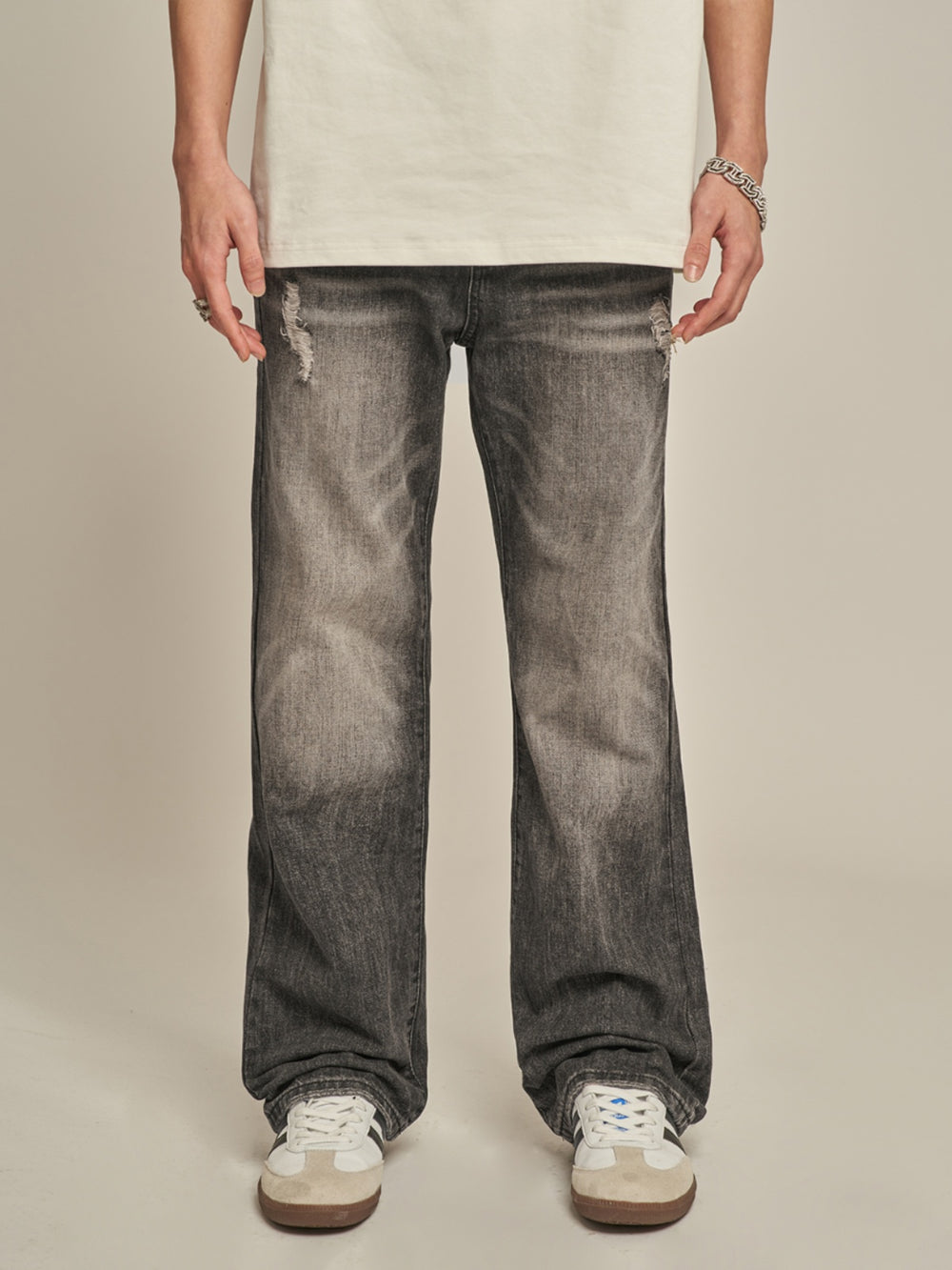 F3F Select Wide Leg Vintage Black Jeans