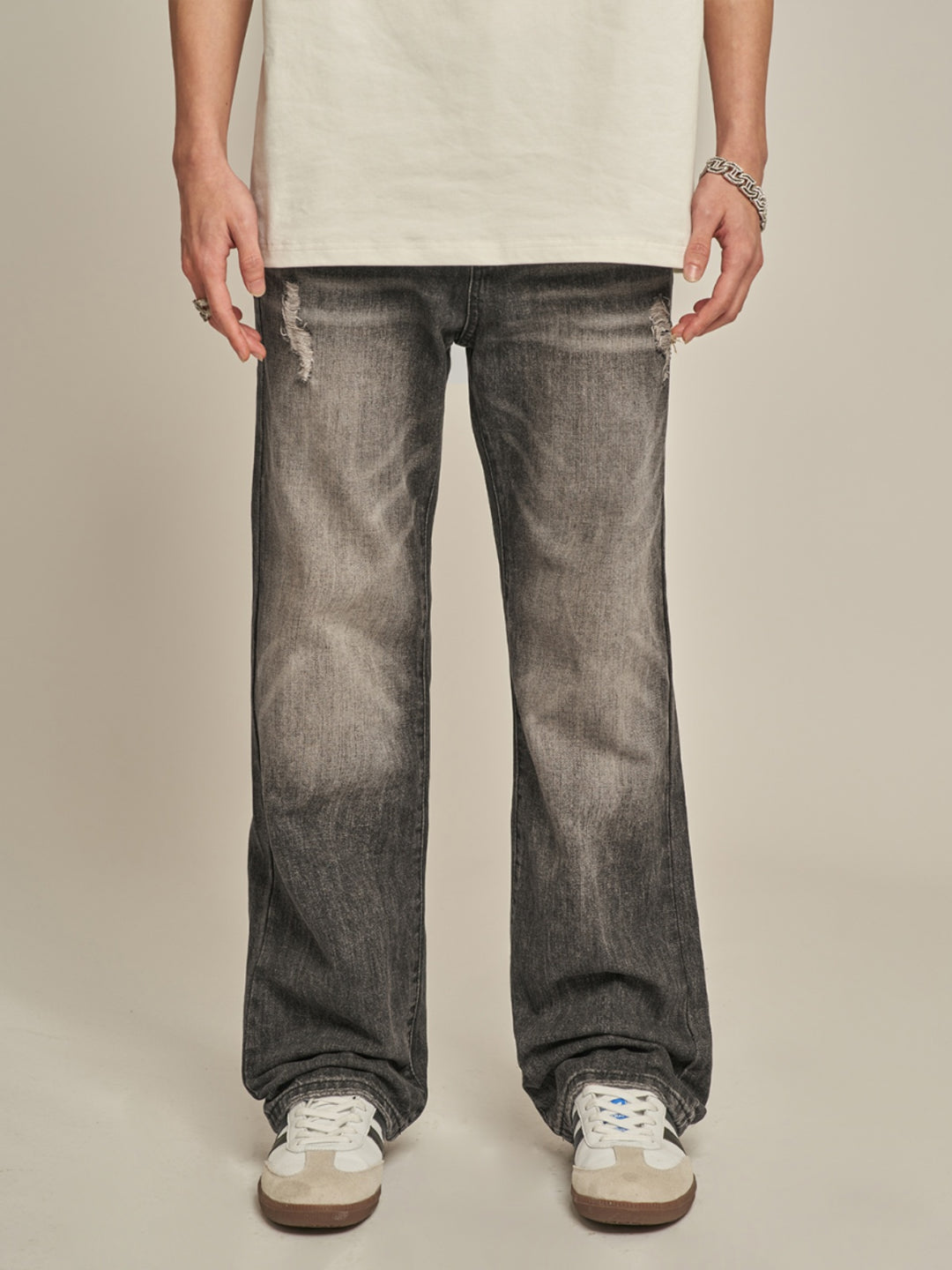 F3F Select Wide Leg Vintage Black Jeans