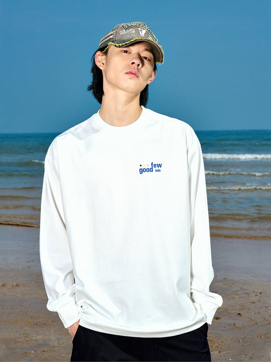 AFGK Mindset Slogan Printed Long Sleeved Tee