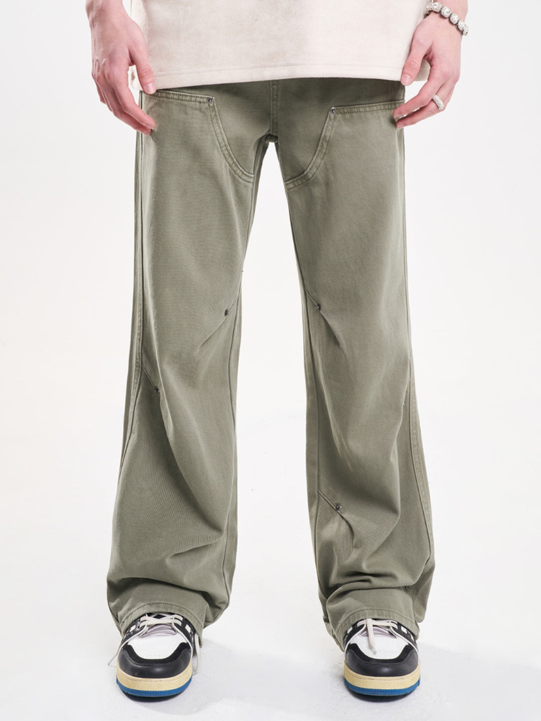 F3F Select Vintage Rivet Lumberjack Work Pants