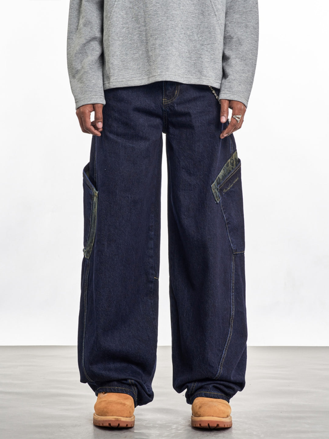 F3F Select Camouflage Pocket Balloon Baggy Jeans | Face 3 Face