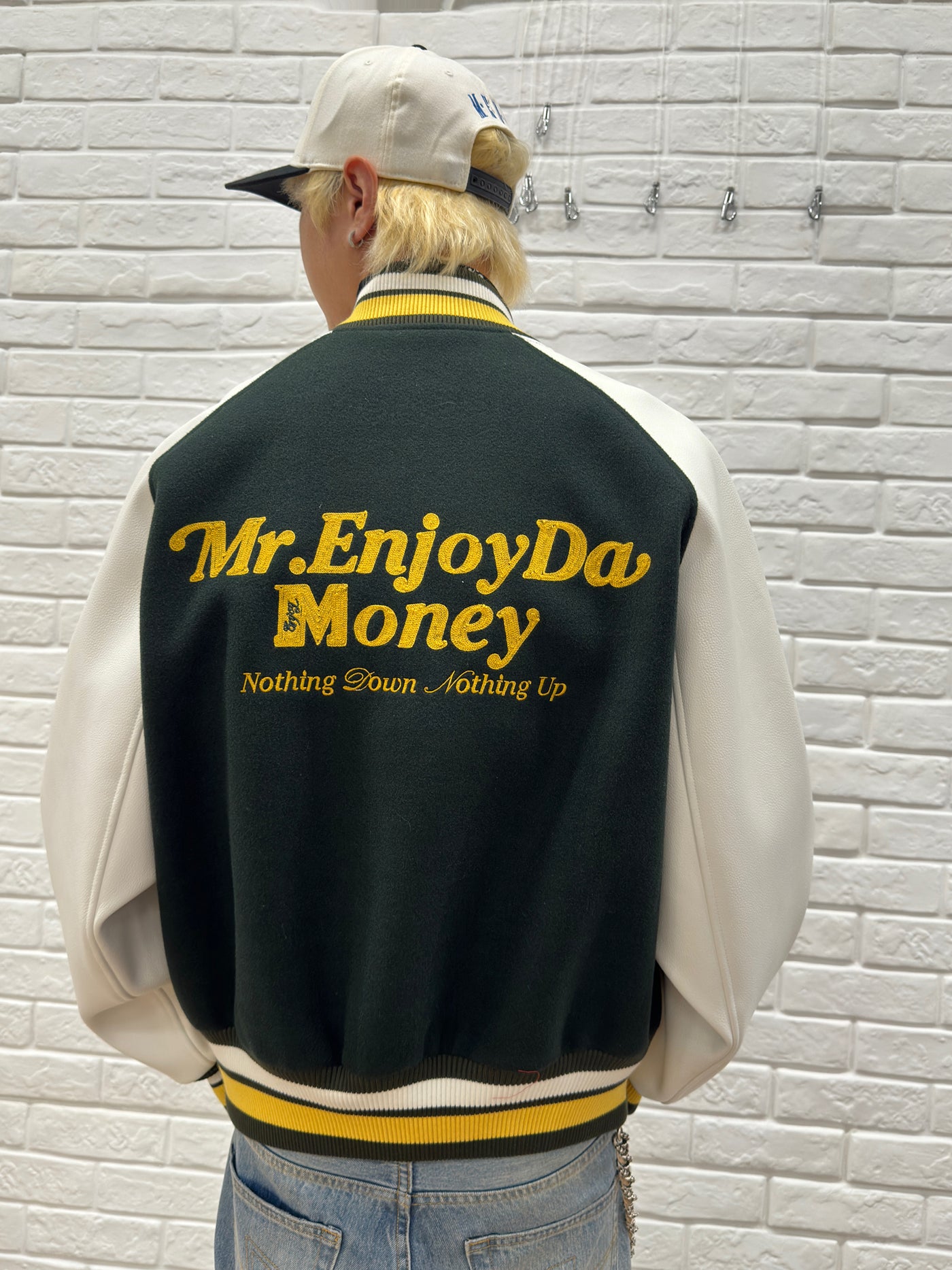 MEDM Font Typography Varsity Jacket | Face 3 Face