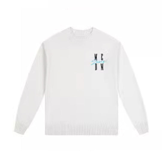 MEDM Basic Embroidery Logo Knit Sweater