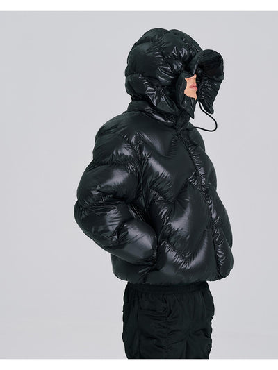 EVILKNIGHT(EK) Hooded Puffer Jacket | Face 3 Face