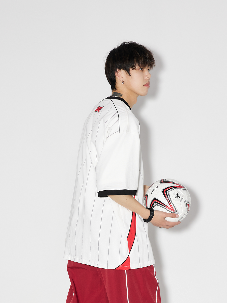 XONLIFE Striped soccer jersey Tee | Face 3 Face