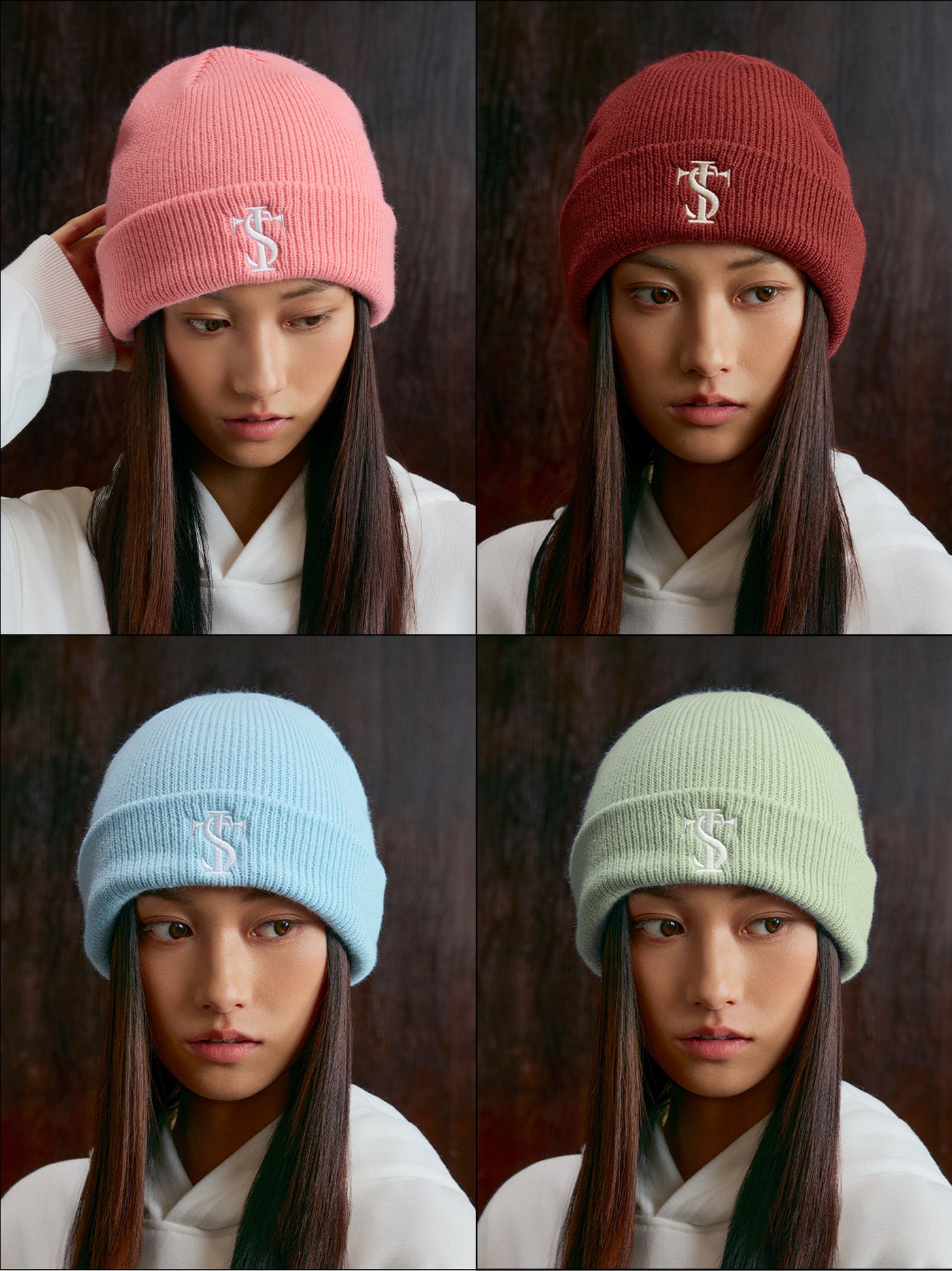 Small Town Kid Basic Logo Embroidery Beanie | Face 3 Face