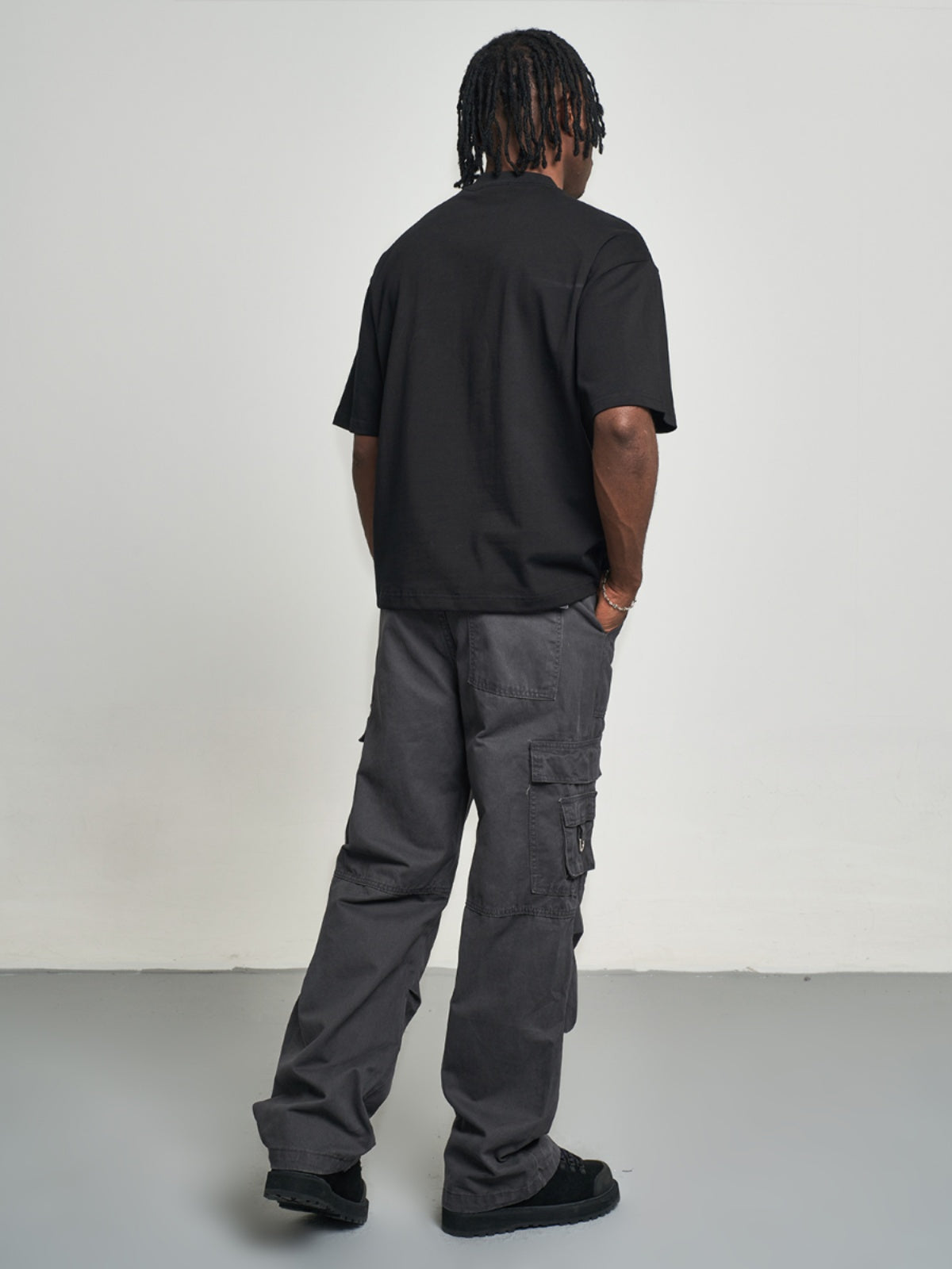 F3F Select Washed Pleated Multi Pocket Cargo Pants | Face 3 Face