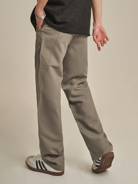 F3F Select Pleats & Stitch Zipper Pants