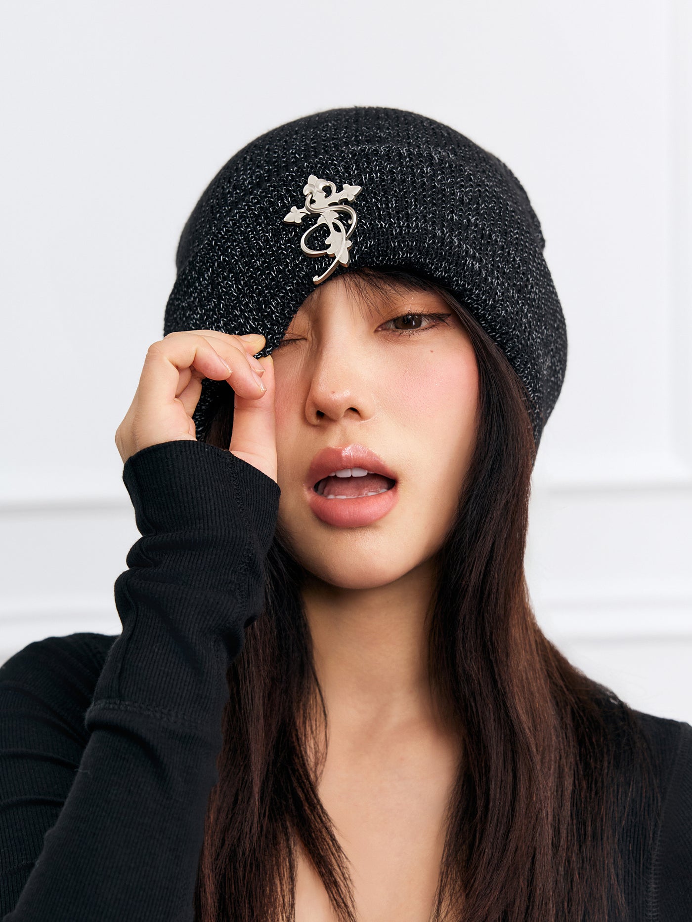 Small Town Kid 3D Metal Logo Beanie | Face 3 Face