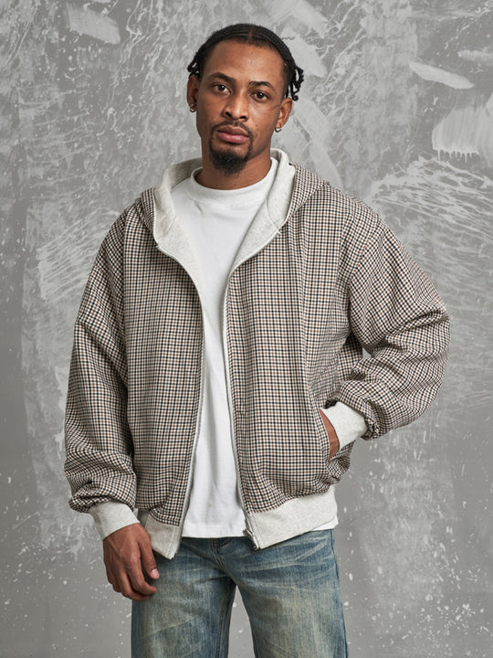 F3F Select Reversible Plaid Zip Up Hoodie | Face 3 Face