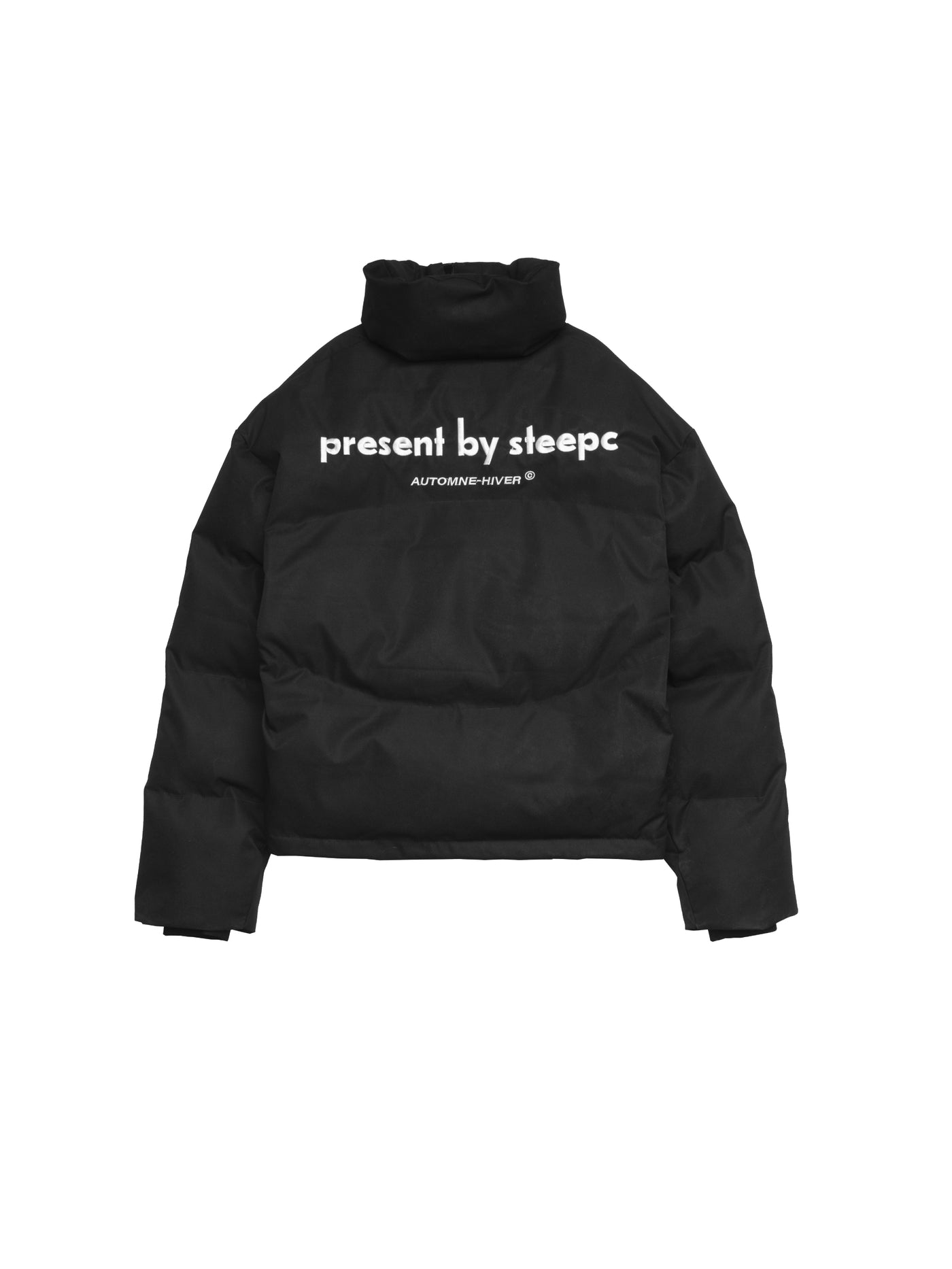 STEEPC Embroidery Logo Basic Puffer Jacket | Face 3 Face