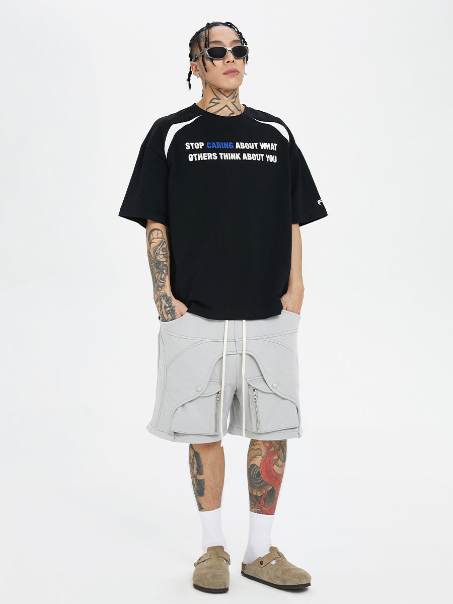 F2CE Basic Slogan Letter Printed Tee
