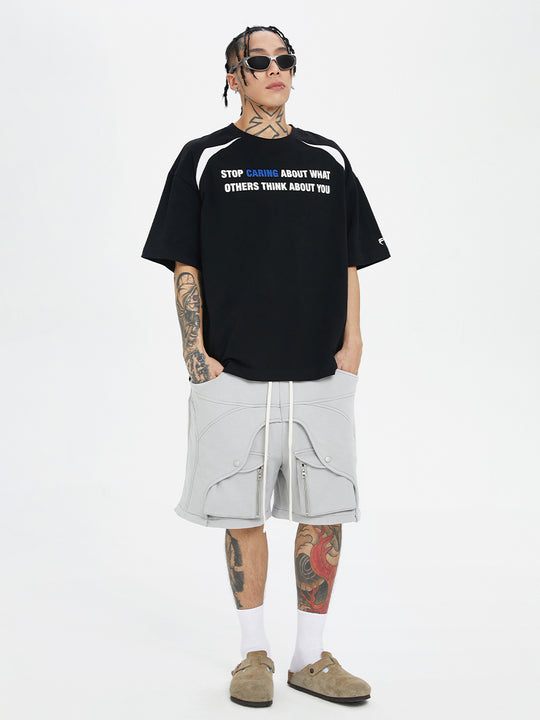 F2CE Basic Slogan Letter Printed Tee