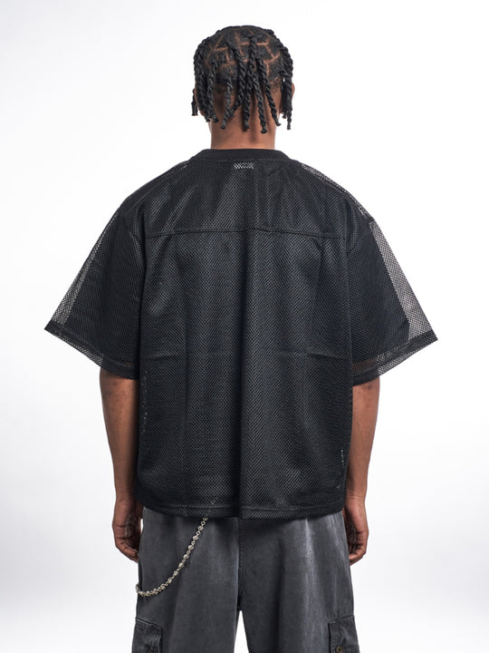 F3F Select Letter Printed Logo Mesh Hockey Jersey Tee | Face 3 Face