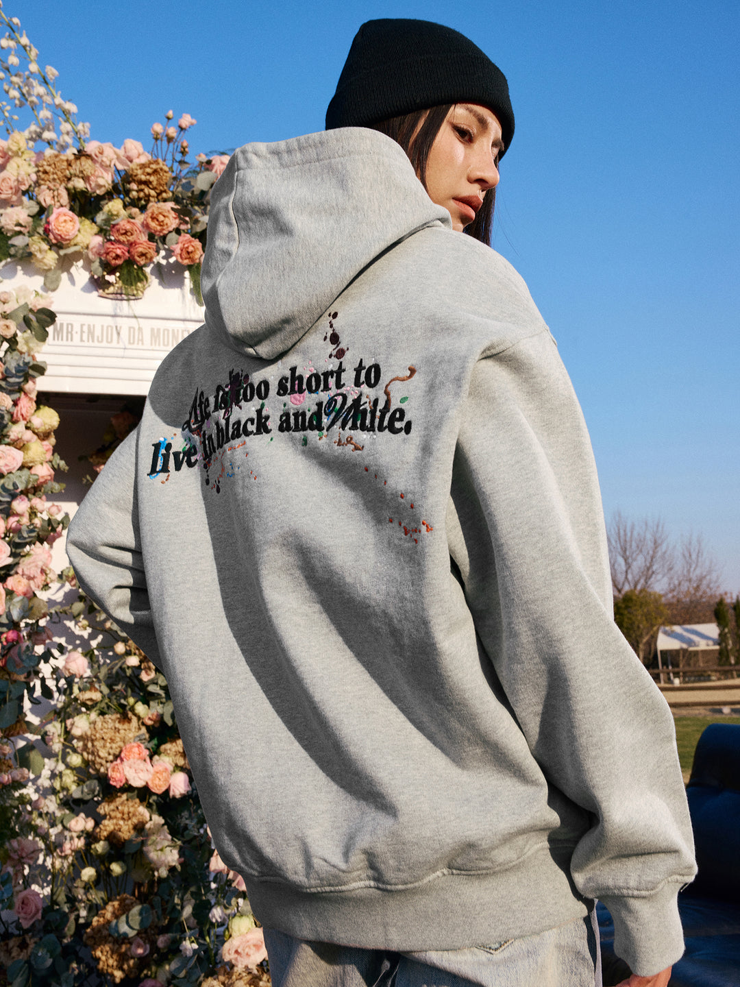 MEDM Embroidery Splash Ink Hoodie