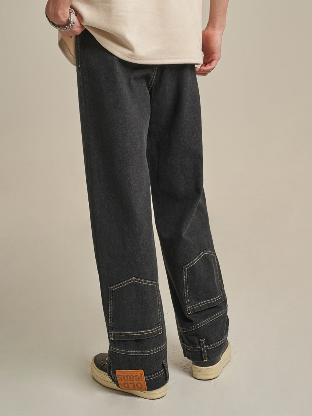 F3F Select Reverse Design Inverted Jeans