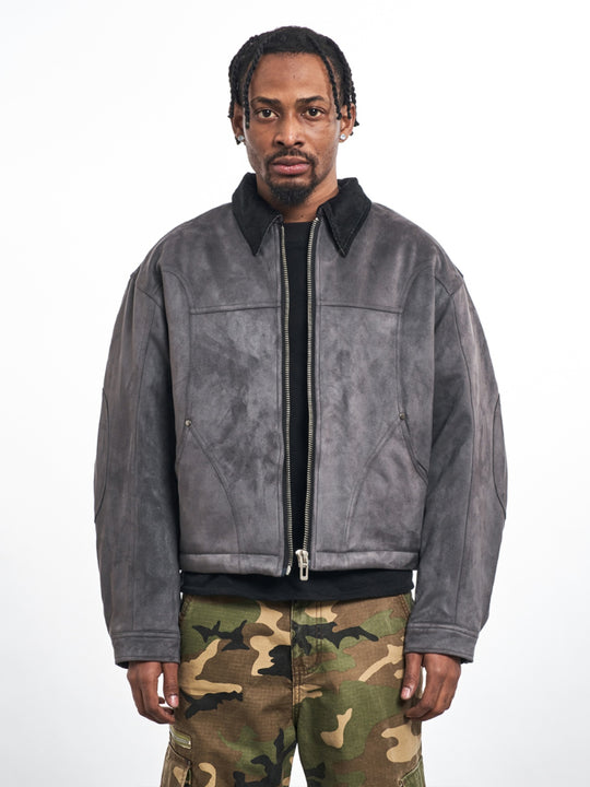 F3F Select Suede Short Work Jacket | Face 3 Face