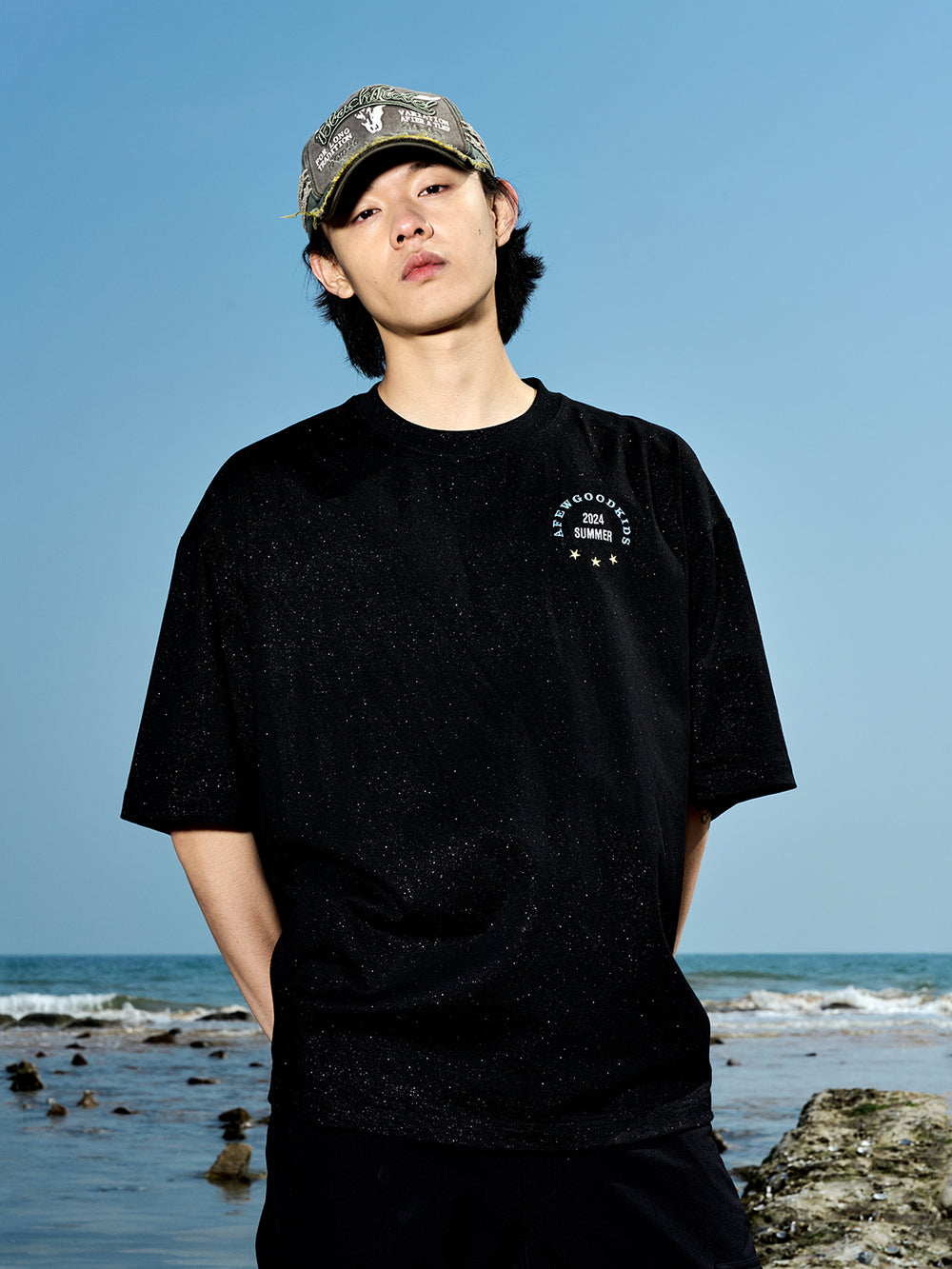 AFGK Star Embroidery Tee