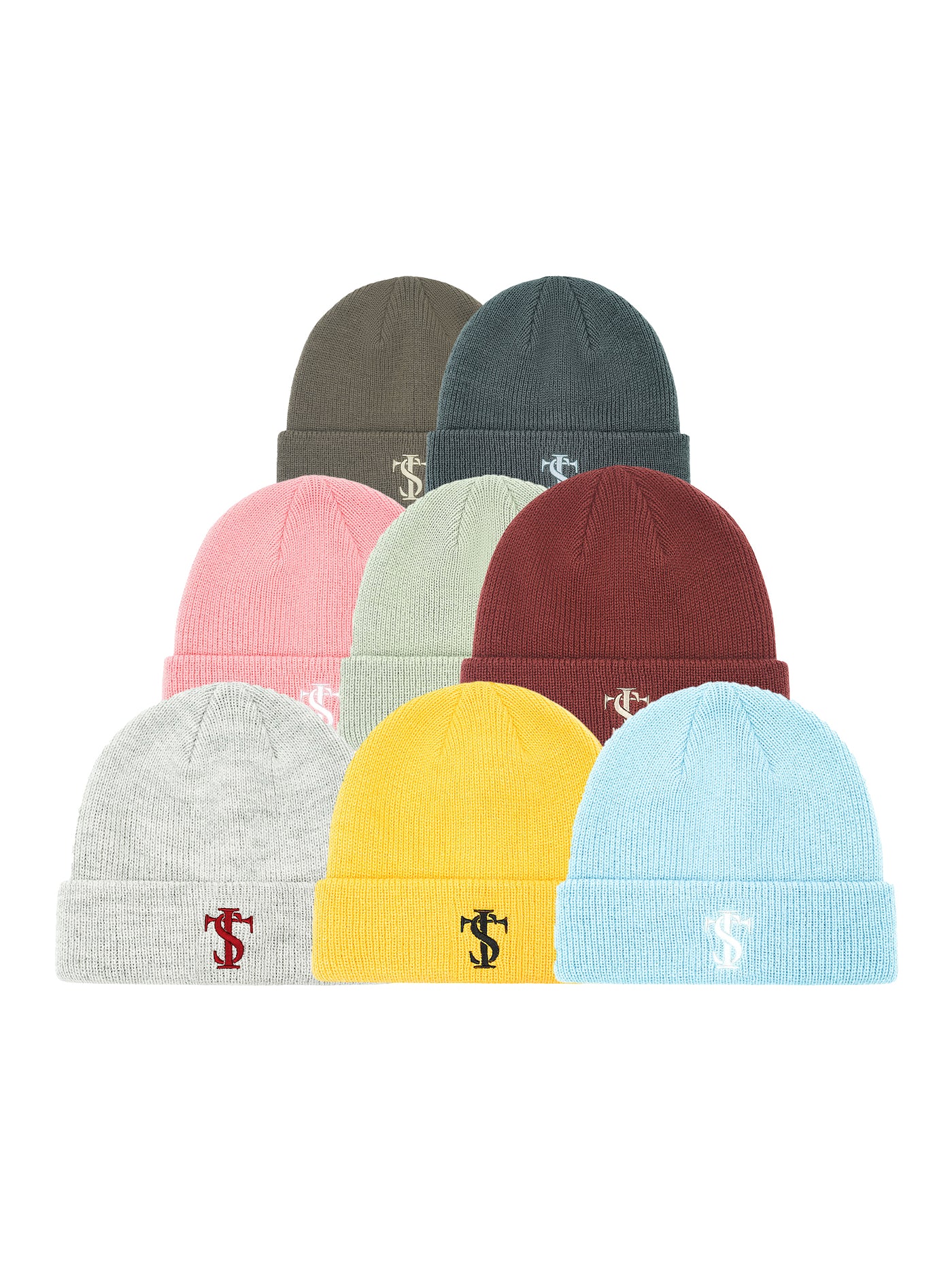 Small Town Kid Basic Logo Embroidery Beanie | Face 3 Face