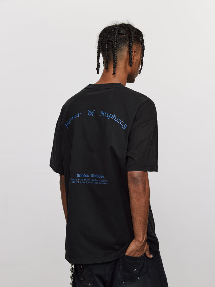 ANTIDOTE Truth Mirror Theme Printed Tee