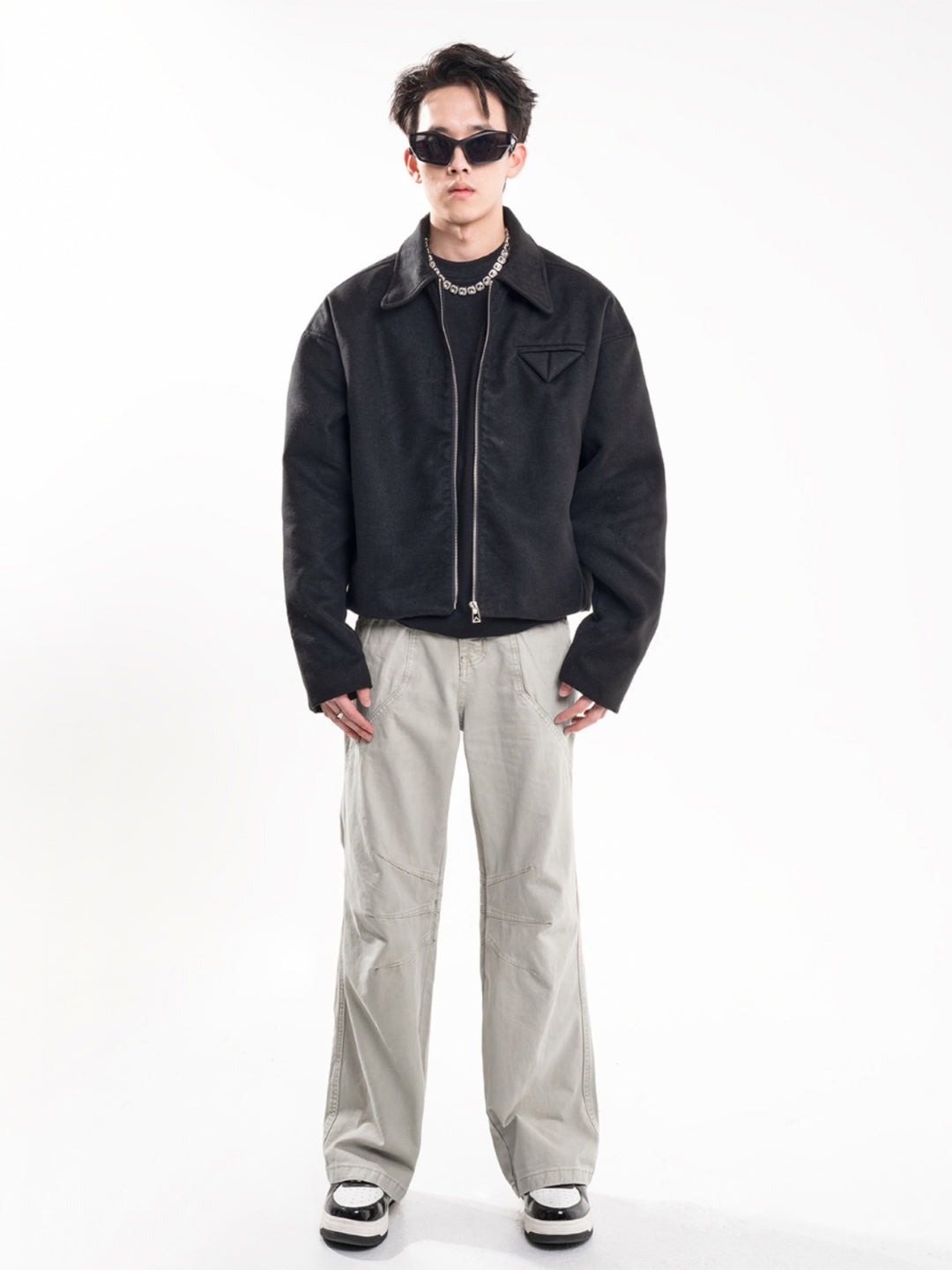 F3F Select Vintage Draped Patchwork Lumberjack Work Pants