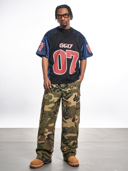 F3F Select 07 Numbering Printed Logo Mesh Hockey Jersey Tee | Face 3 Face