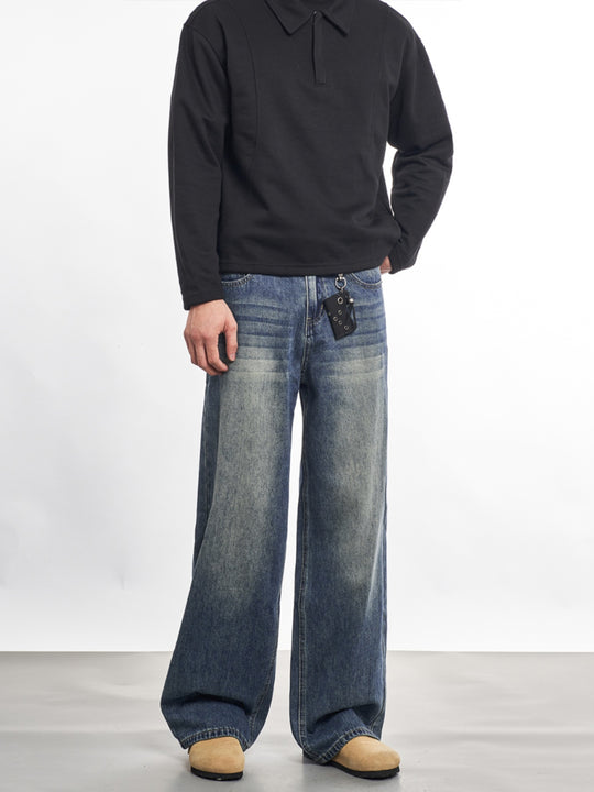 F3F Select Basic Washed Straight Jeans | Face 3 Face