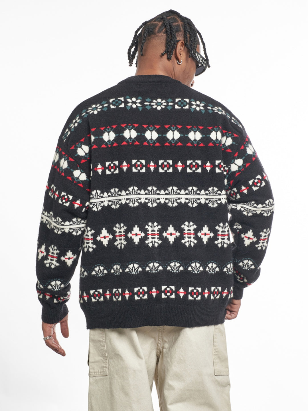 F3F Select Snowflake Button Knit Cardigan | Face 3 Face
