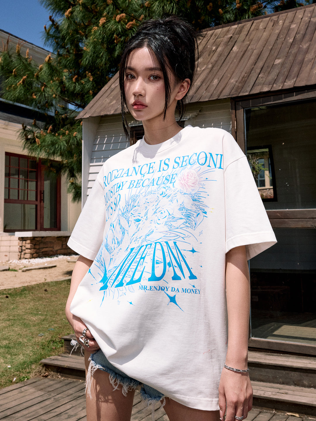 MEDM Crystal Rose Tee