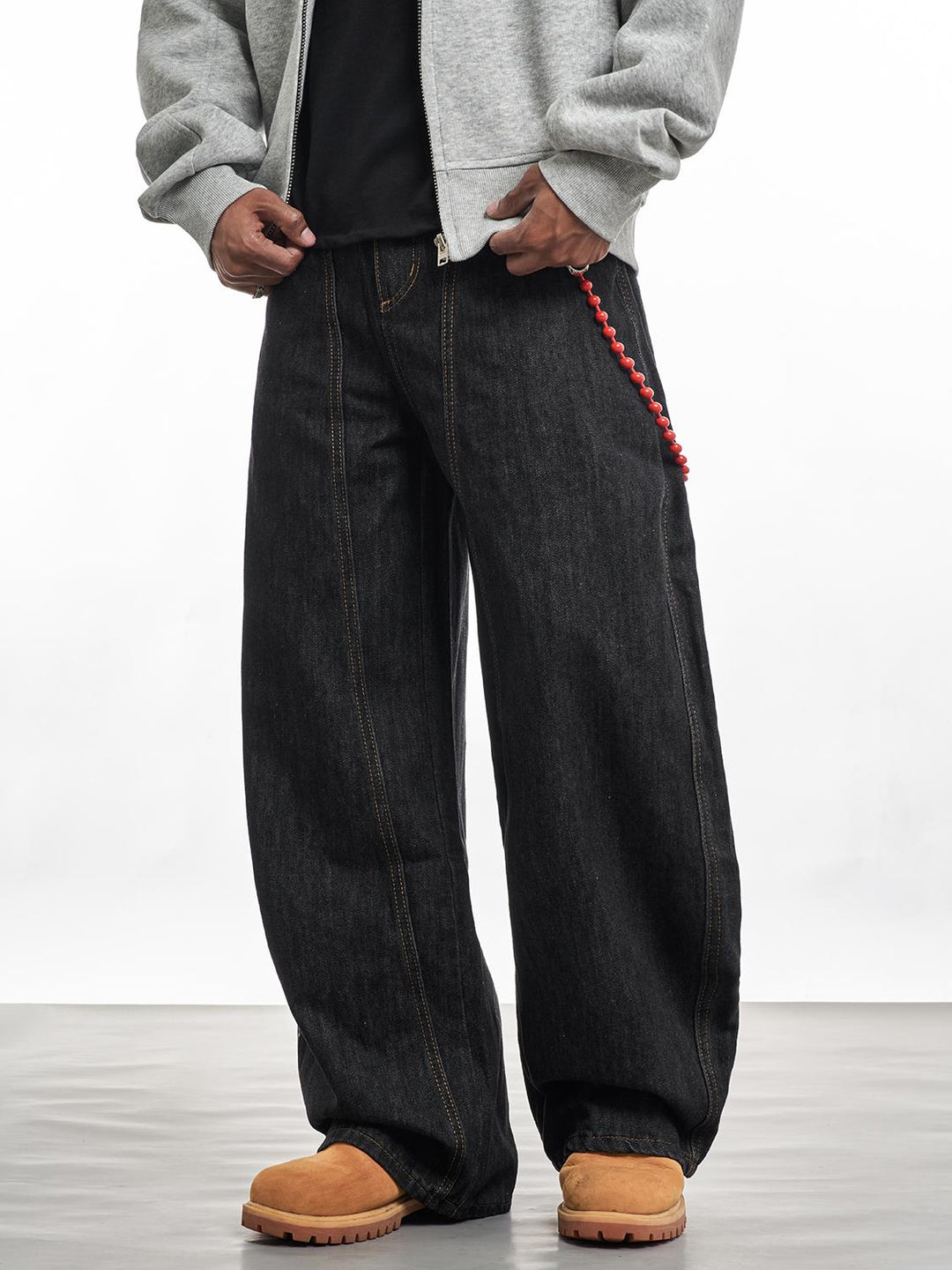 F3F Select Stitched Balloon Baggy Jeans | Face 3 Face