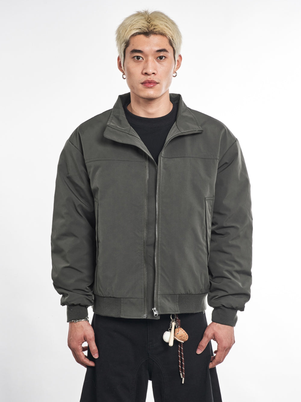 F3F Select Windproof Fabric Quilted Lining Bomber Jacket | Face 3 Face