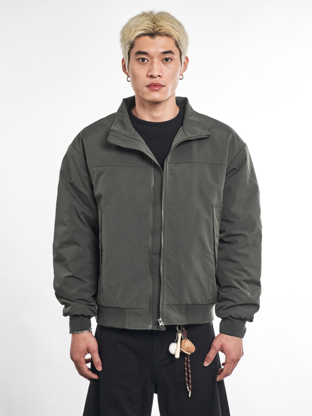 F3F Select Windproof Fabric Quilted Lining Bomber Jacket | Face 3 Face