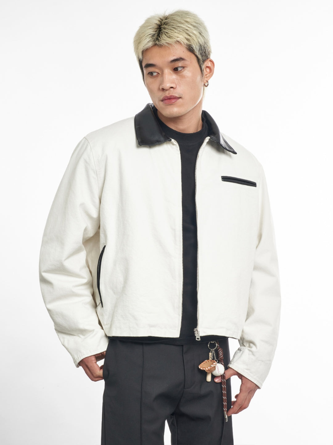 F3F Select PU Leather Lapel Detroit Work Jacket | Face 3 Face