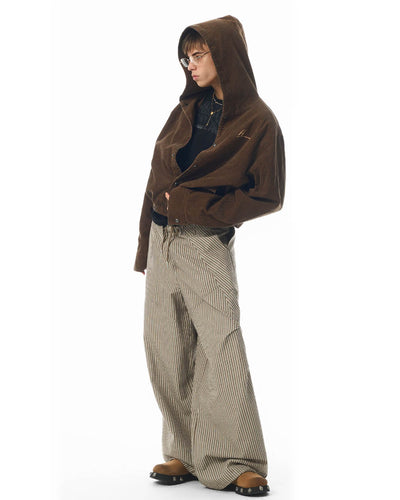 JHYQ Stripes Deconstructed Baggy Pants | Face 3 Face