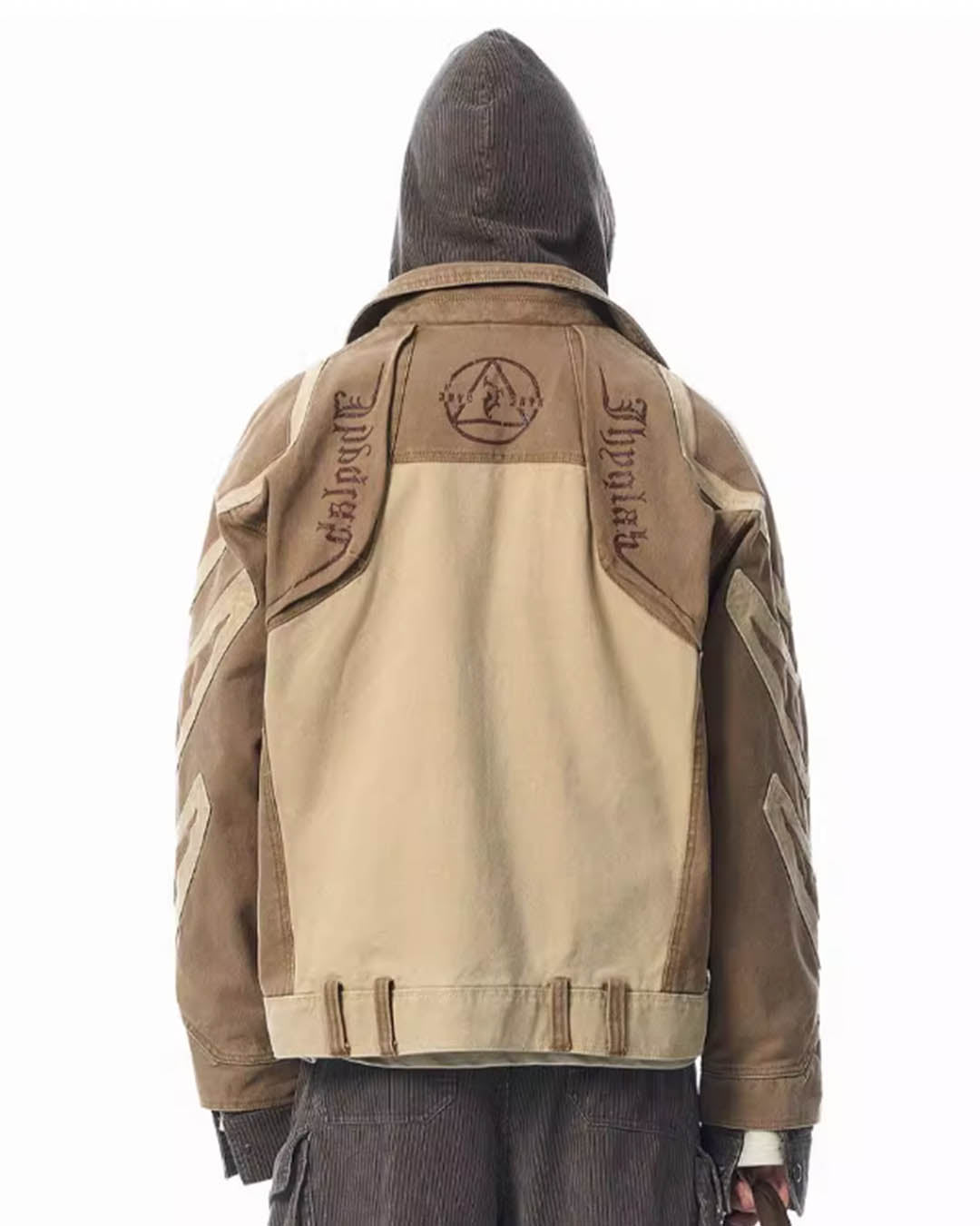 JHYQ Contrast Color Stitching Canvas Work Jacket | Face 3 Face