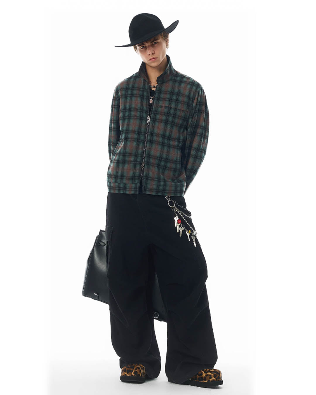 JHYQ Plaid Short Shirt Jacket | Face 3 Face