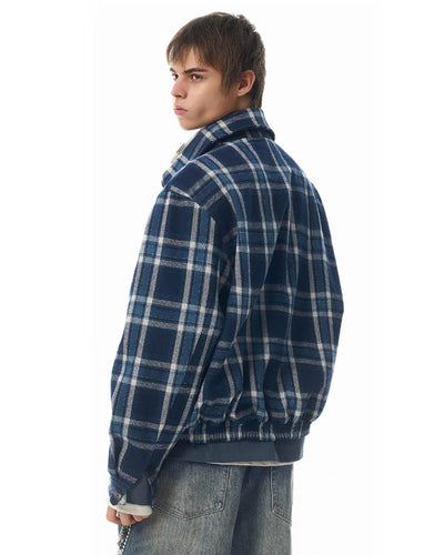 JHYQ Short Plaid Jacket | Face 3 Face