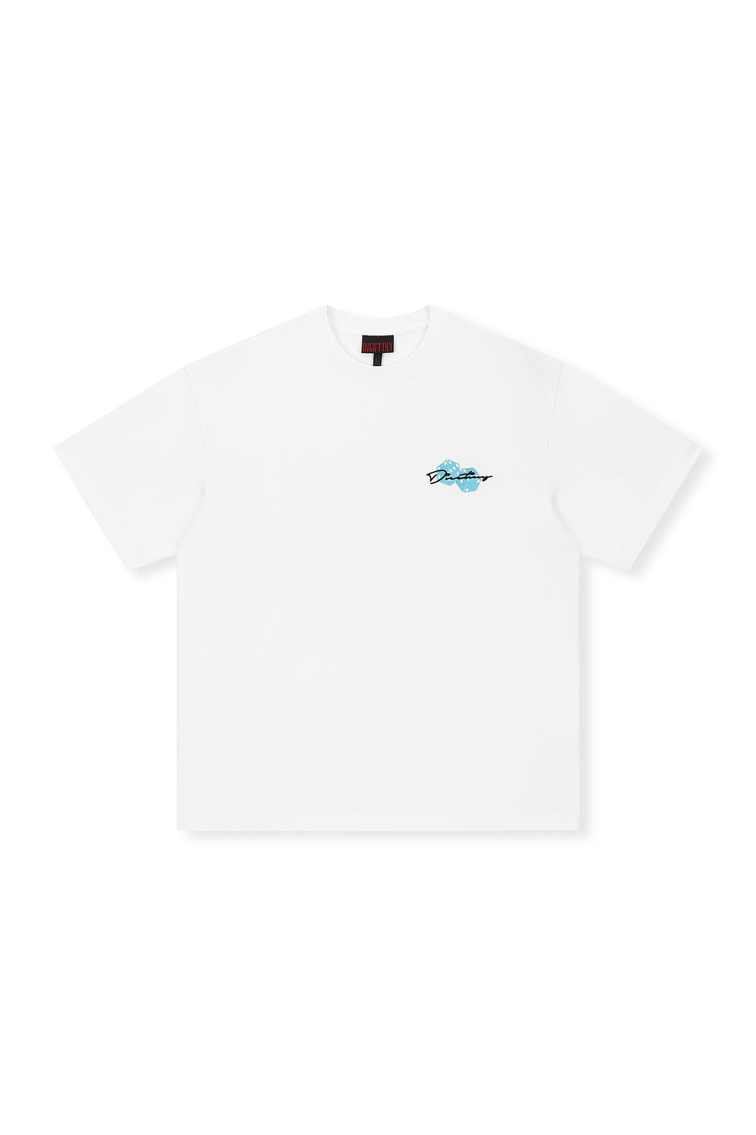 DICETINY Basic Dice Logo Embroidery Tee | Face 3 Face