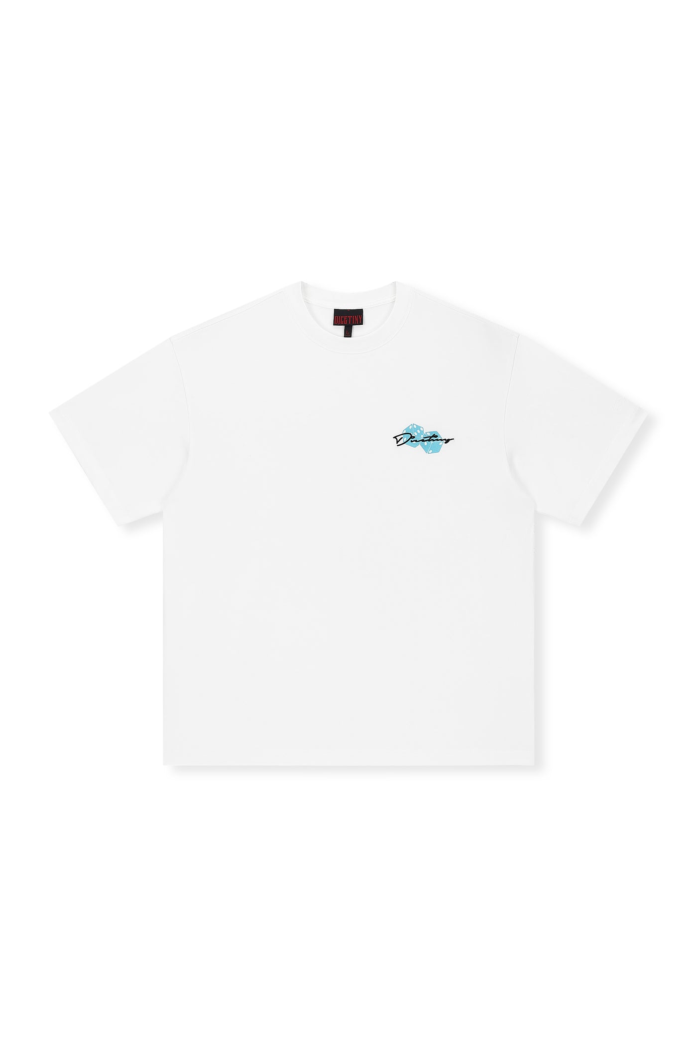 DICETINY Basic Dice Logo Embroidery Tee | Face 3 Face